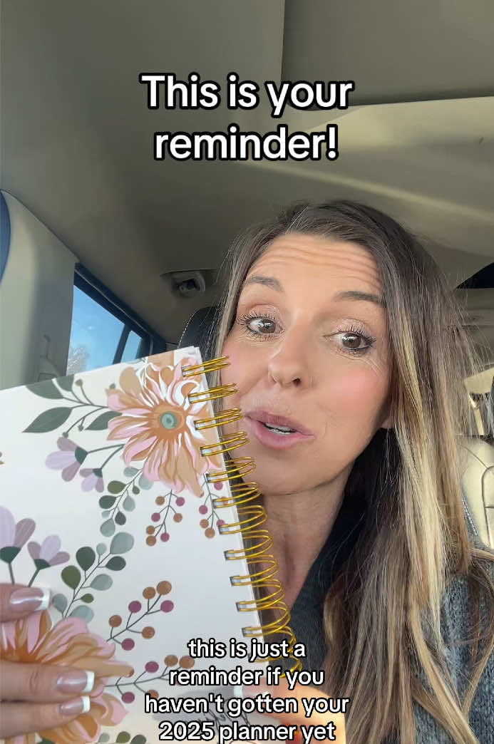 Get it now to have it by January 1! #planner #2025planner #weeklyplanner #monthlyplanner #newyearnewaura 