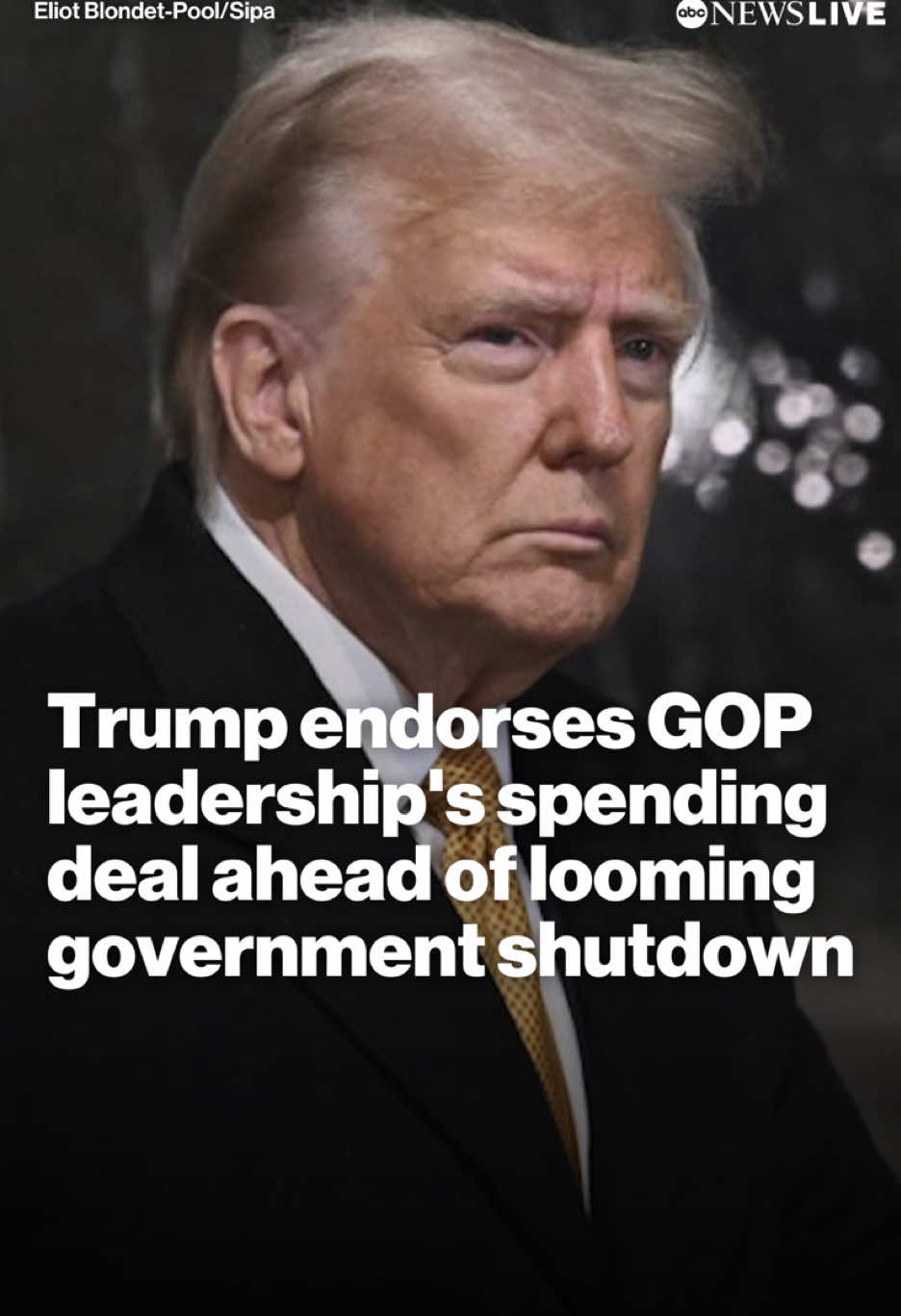 BREAKING: House Republican leadership says it has reached a deal to fund the government through March and avoid a government shutdown at the end of the week. President-elect Trump endorsed the deal on his social media platform, Truth Social.