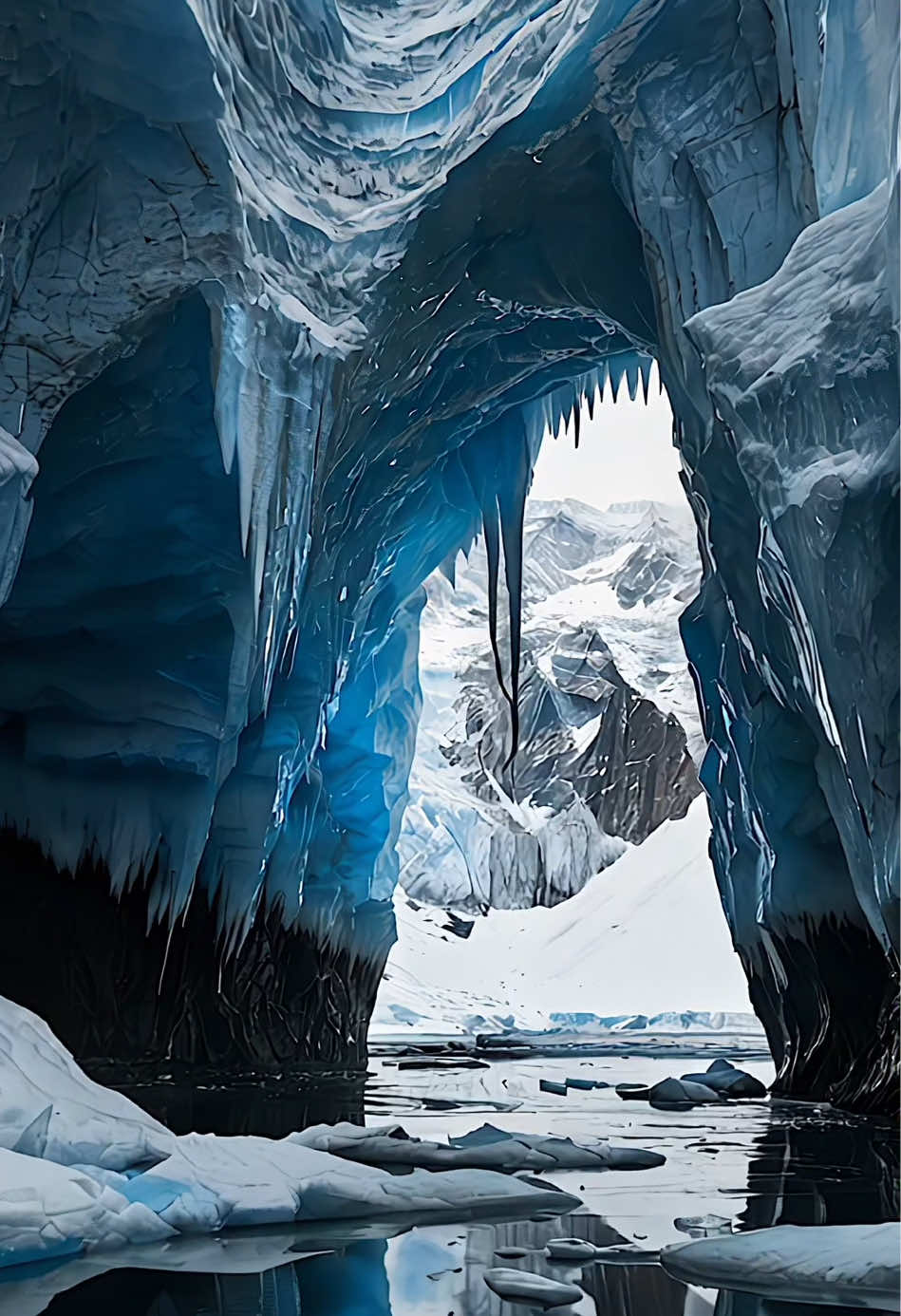 Beuatiful glaciar #fyp #foru #foruyou #beautiful #positivevibes #feelinggood #beautifuldestinations #mood #moody #aesthetics #aestheticvideos #relax #relaxing #relaxation