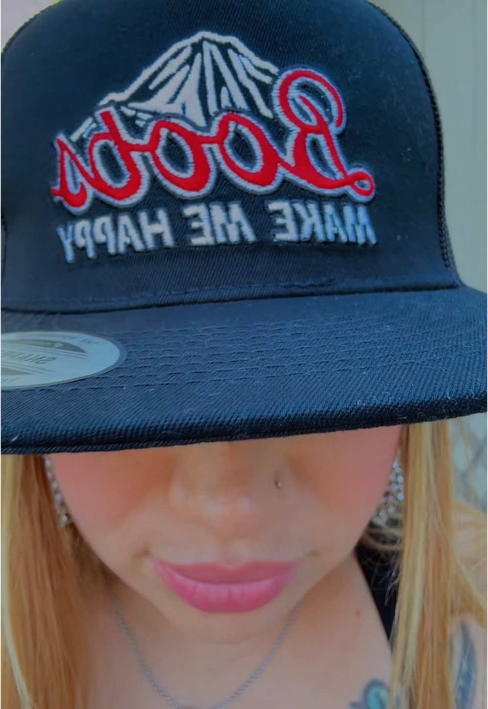 I bought this for my man but I’m the first to wear it. 🤭🤣 #iykyk #fyp #getit #snapback 