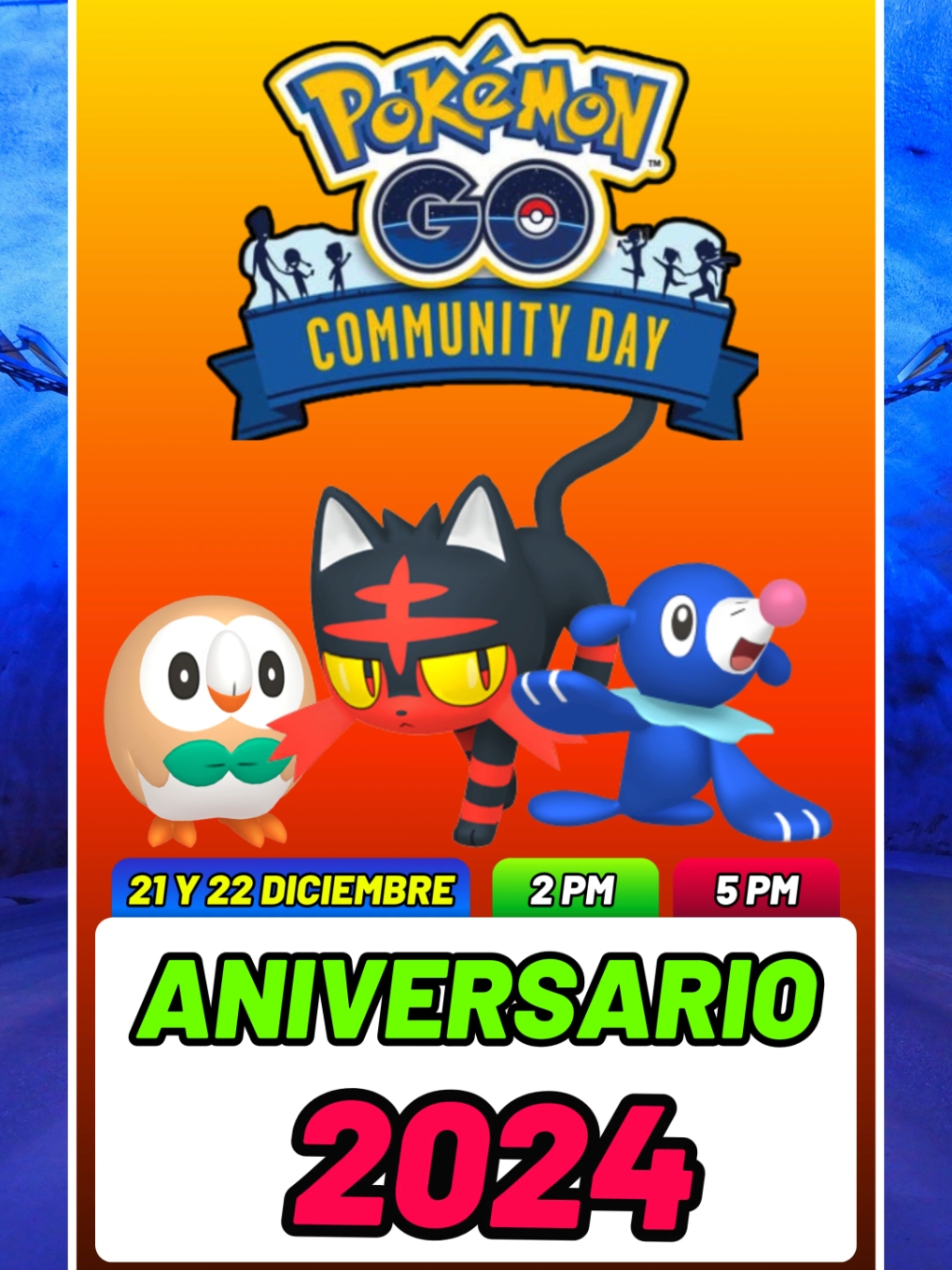 ¡El mejor Community Day del Año! No te pierdas el Día de la Comunidad de Diciembre con todos los Pokémon protagonistas del 2023 y del 2024 en Pokémon Go! #EventosPokemonGo #CommunityDay #Diciembre #2023 #2024 #Pokemon #PokemonGo 