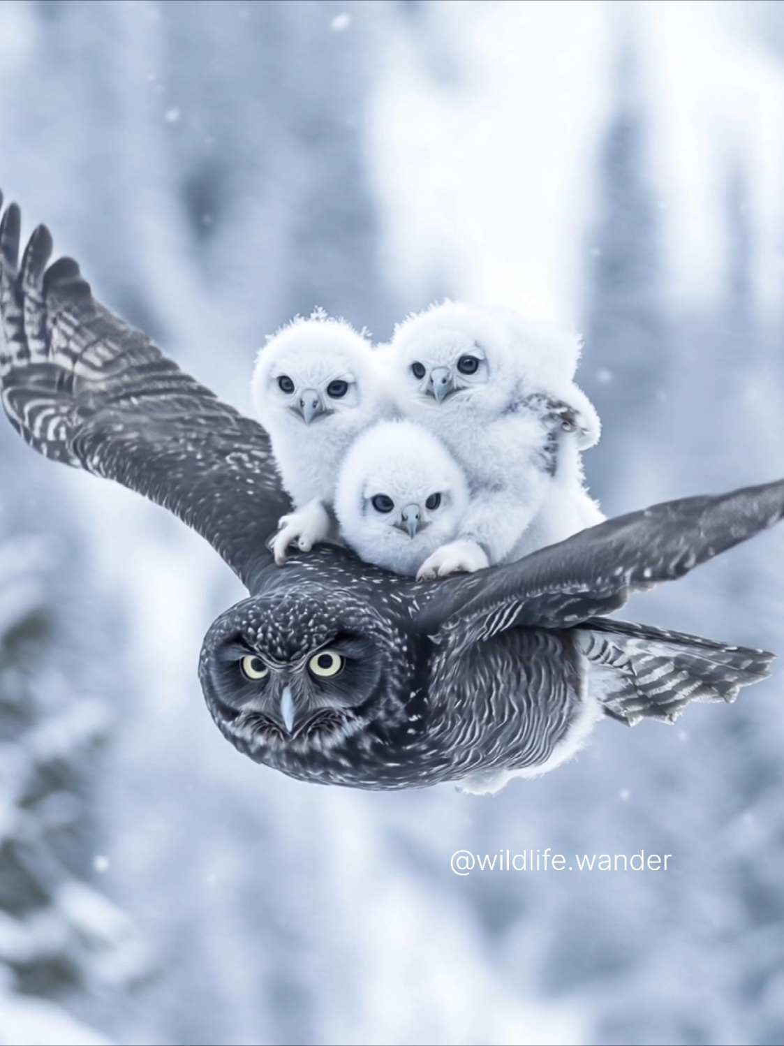 #mother #animalworld #baby #fypviralシ #wildlife #owl 