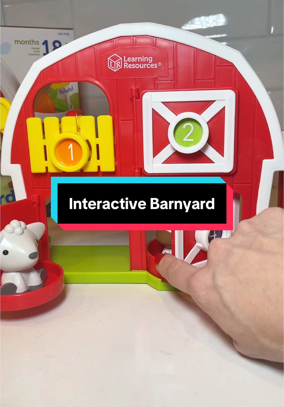 Interactive Barnyard @Educational Insights #pretendplay #farmtoys #playtime #toddlerplay #giftideas #toddleractivities 