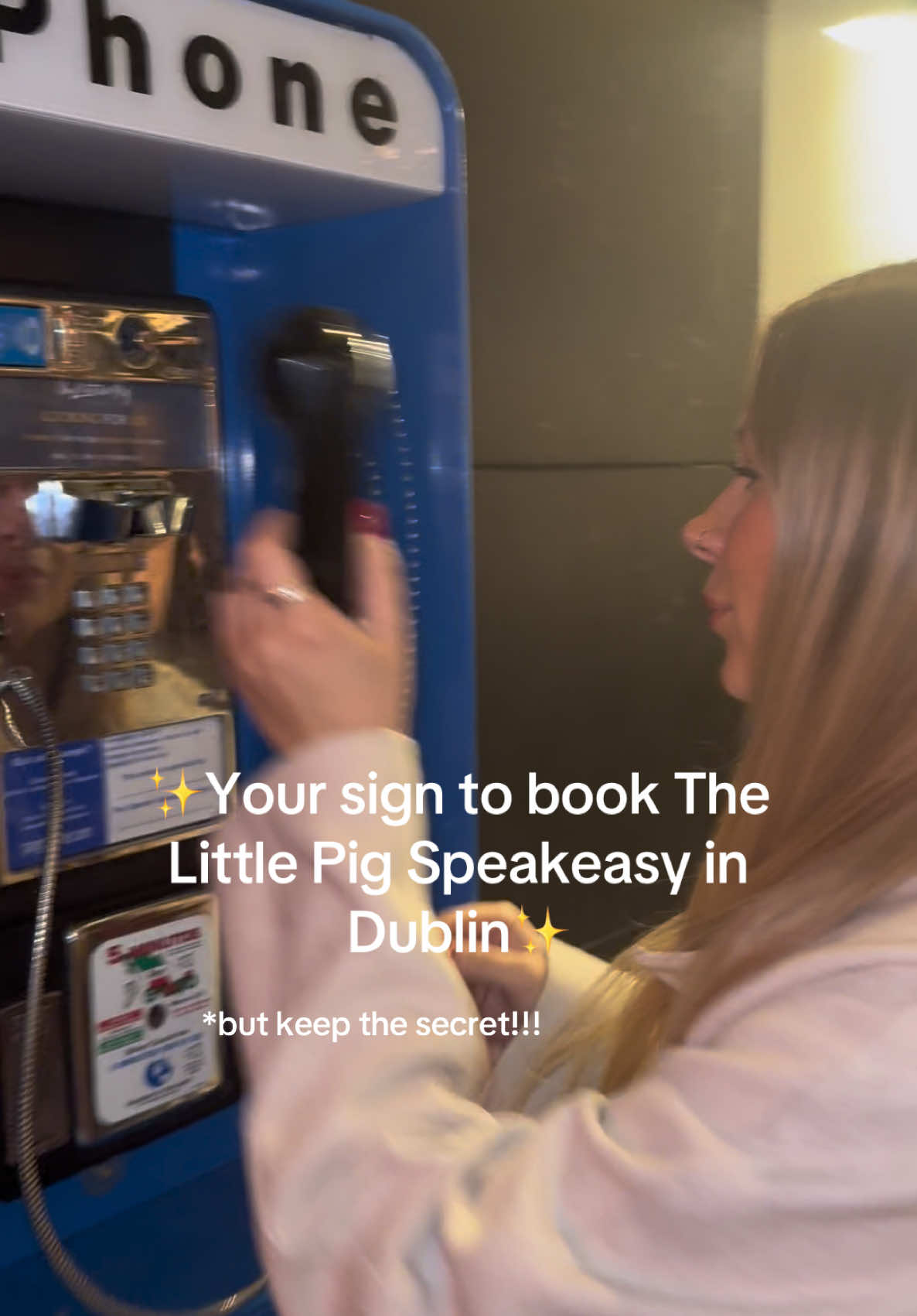 The step by step to get into this place is HILARIOUS, an absolute must-do when in Dublin!!! Book online for the step-by-step🍸 #dublin #speakeasy #littlepig #bardublin #dublincity #cocktails #templebar 