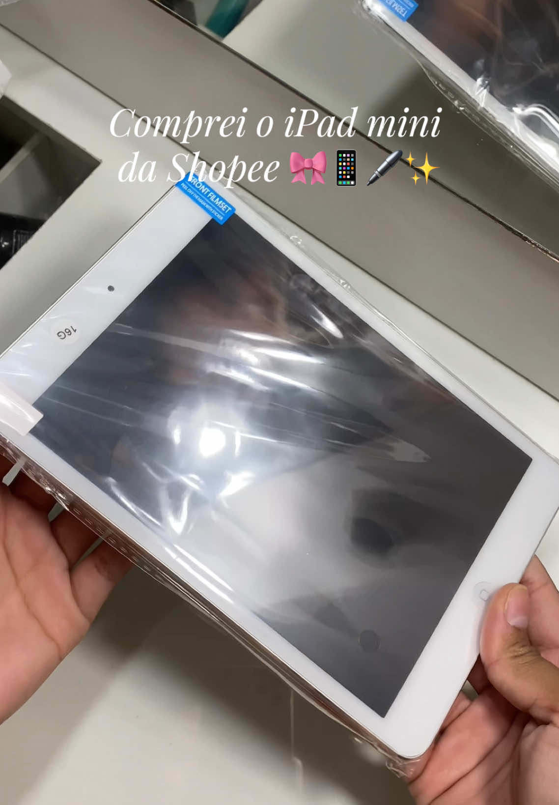 Vou ter que confessar que me surpreendeu demais! 😍 @Shopee Brasil  #ipad #ipadmini #ipadshopee #conprinhas #fyp #foruyou 