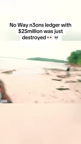 N3ons ledger with 25 million on was just destroyed #n3on #n3onclips #fyp #viral #trending #crypto 