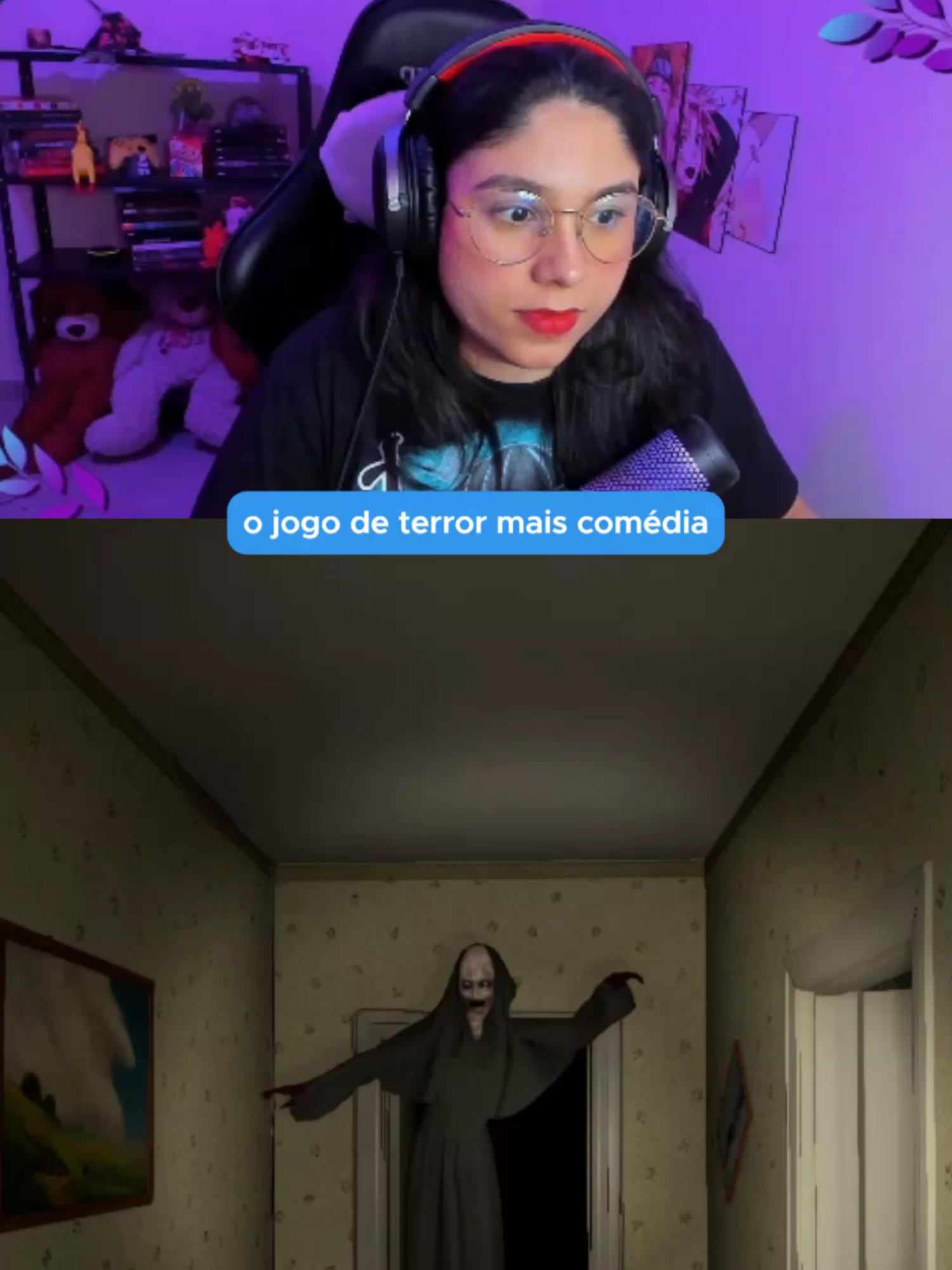 Ela dançando me quebra #pleaseleavemealone #gameplayterror #gameplay