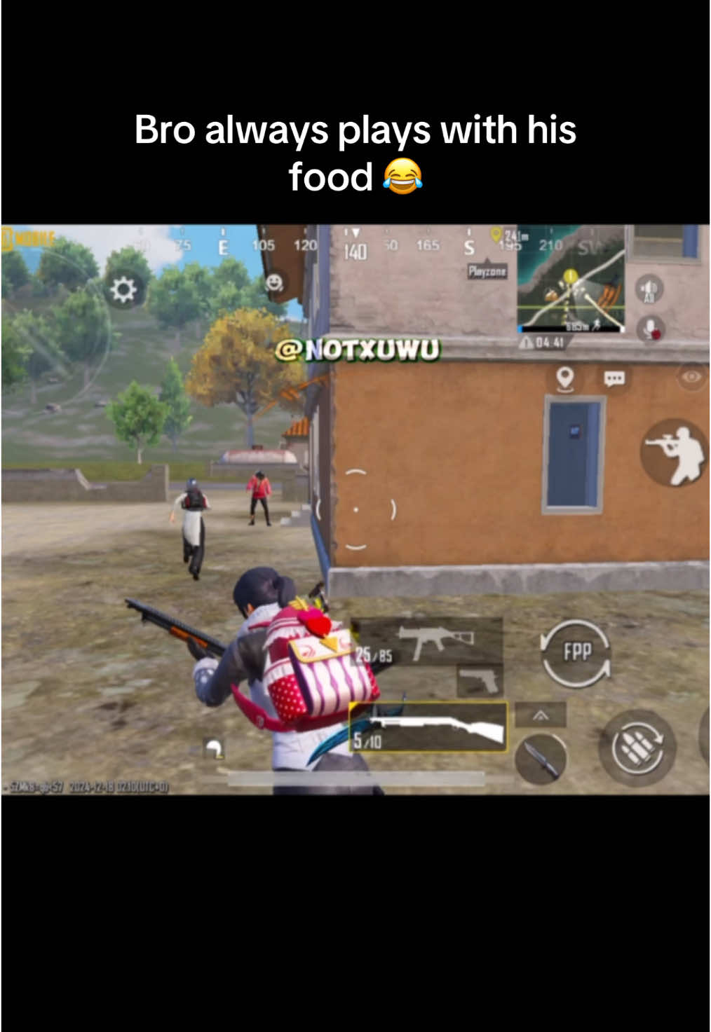 I definitely deserved that 😂 #pubgmobile #fyp #gaming #allfake 