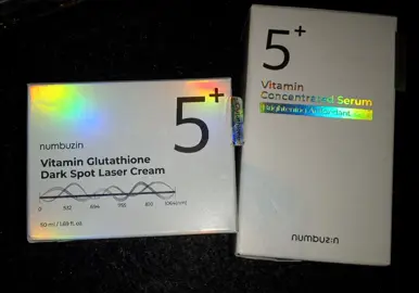 No.5+ glutathione serum Daily serum enriched with brightening ingredients, Glutatione and Vitamin C, and antioxidants, to gently yet effectively fade dark spots and hyperpigmentation, leaving you with glowing, clear skin✨ Helps with gently and effectively fading hyperpigmentation, acne scars, darks spots and evens out dull, uneven skin tone - overall brightening effect  Full of brightening ingredients:  ✅Glutathione ✅ Tranexamic Acid  ✅Vitamin C ✅Niacinamide Suitable for sensitive skin and acne-prone skin, Includes Panthenol for soothing, Clinically tested for skin irritation. Non-sticky, essence-like consistency that gets absorbed quickly into the skin. Rapid Results: Features Melazero to break down stubborn excessive melanin No.5+ Glutathione Vitamin Dark Spot Cream Power Duo: Glutathione & L-Cystein work together for  maximum brightening. Soothing Care: Provides laser therapy-like barrier repair soothing benefits. @numbuzin @numbuzin Official    #numbuzinpartner  #hyperpigmentation #acnemarks #darkspots #glutathione #brightening 