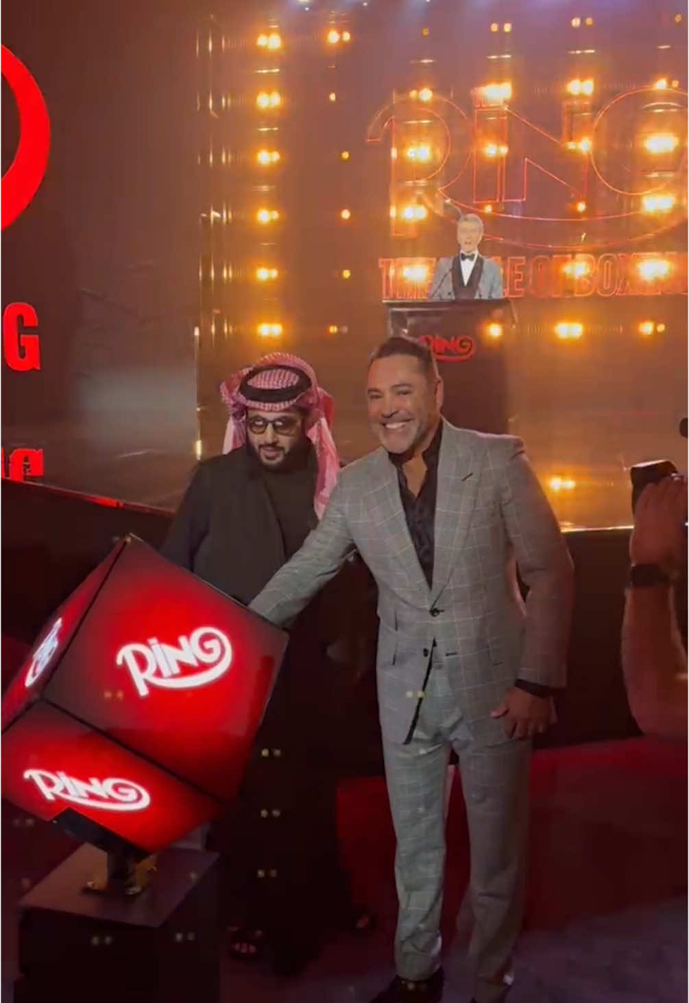 The stars were in Riyadh as a NEW ERA of the @ringmagazine begins! 🤩📖