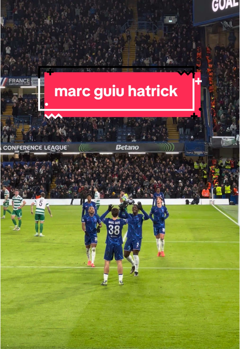 marc guiu hatrick during the shamrock rovers game @Chelsea FC @Marc Guiu #chelsea #chelseafc #stamfordbridge #marcguiu #guiu 