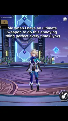 She’s just shmoll 🤏 #HonkaiStarRail #hsr #Lynx #hoyocreators #hsrgameplay #simulateduniverse 