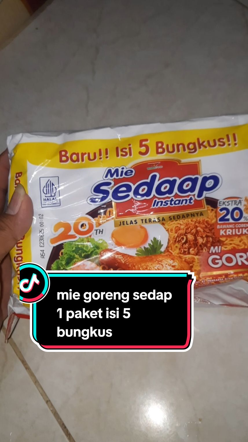 mie goreng sedaap  promo paket mie goreng instan  1 paket isi 5 bungkus  #miegorengsedap #miegorengsedapisi5 