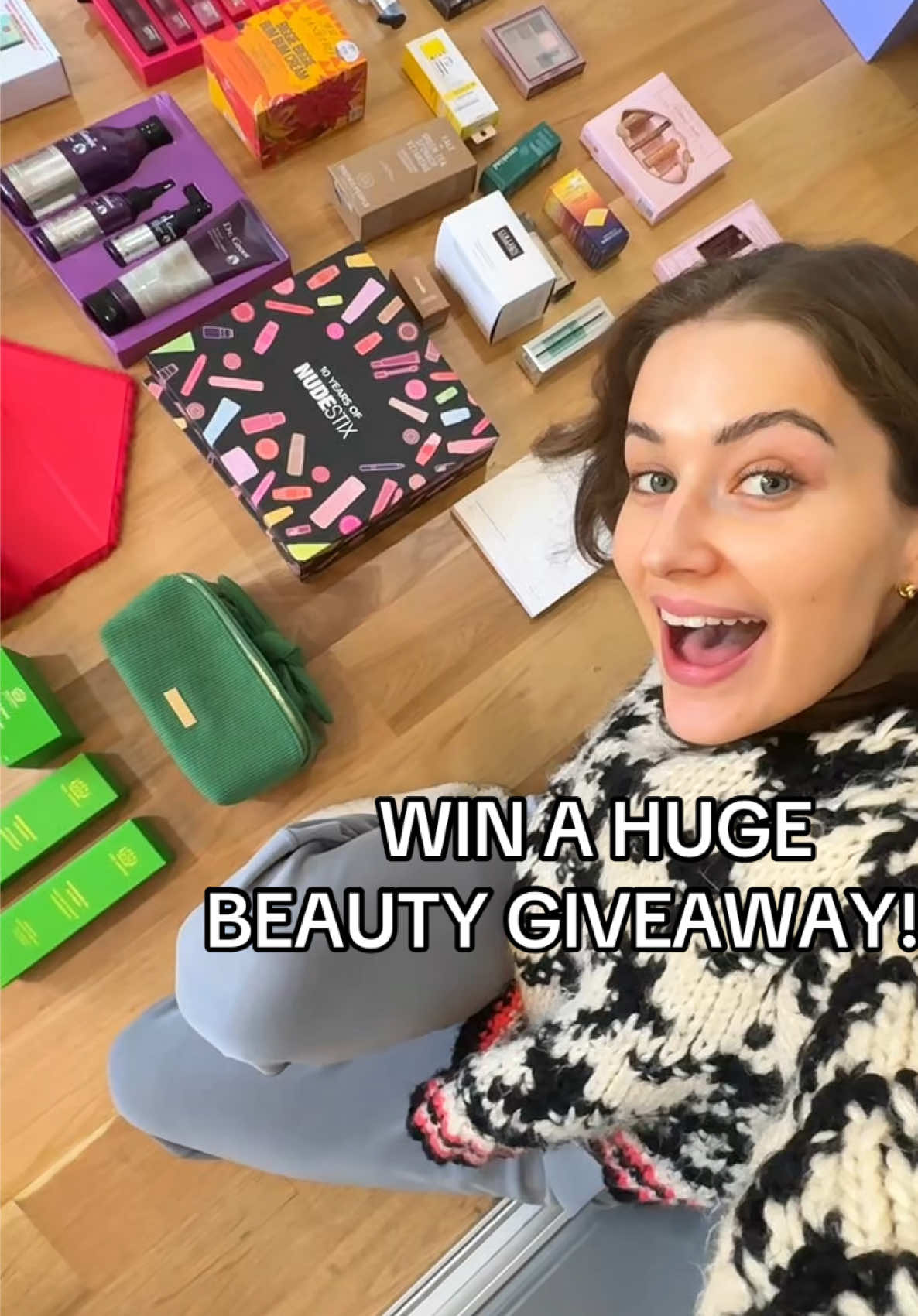 doing a HUGE beauty giveaway and there is so much good stuff here!  HOW TO ENTER:  Bonus entries on YT & IG Follow me!  Comment below with what you’re looking forward to this holiday season!  Save & Repost this video for a bonus entry!  #beautygiveaway #makeupgiveaway #skincareproducts #makeupproducts #beautyadventcalendar #rhode #holidaygifts 