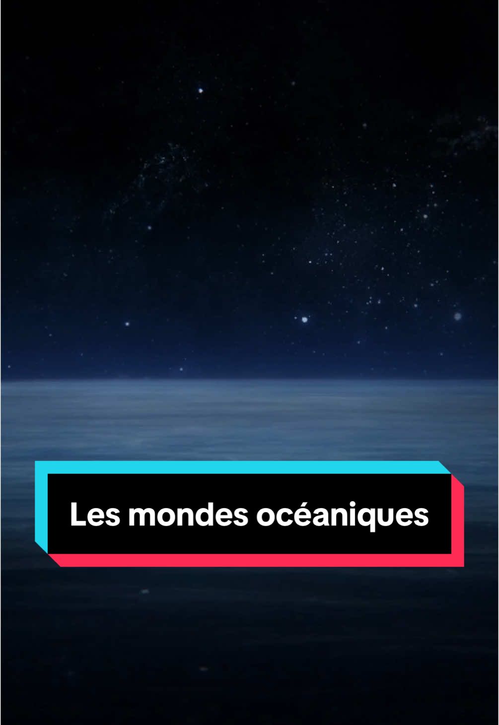 On appelle ces mondes : Des mondes océaniques 🌍 #astronomie #espace 