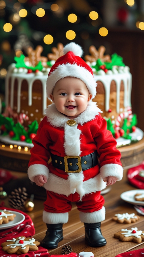 cute babies in Christmas music for kids  #christmas #navidad #feliznatal #feliznavidad #merrychristmas #mae #criança #kidstiktok #แมว #แมวน่ารัก #😻 #🤣 