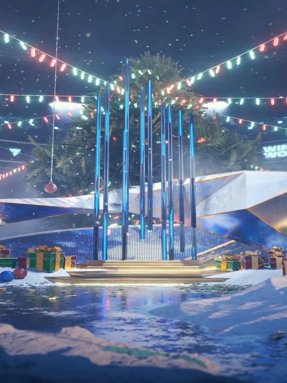 animación caminante oficial del evento winter wonders en #fcmobile 