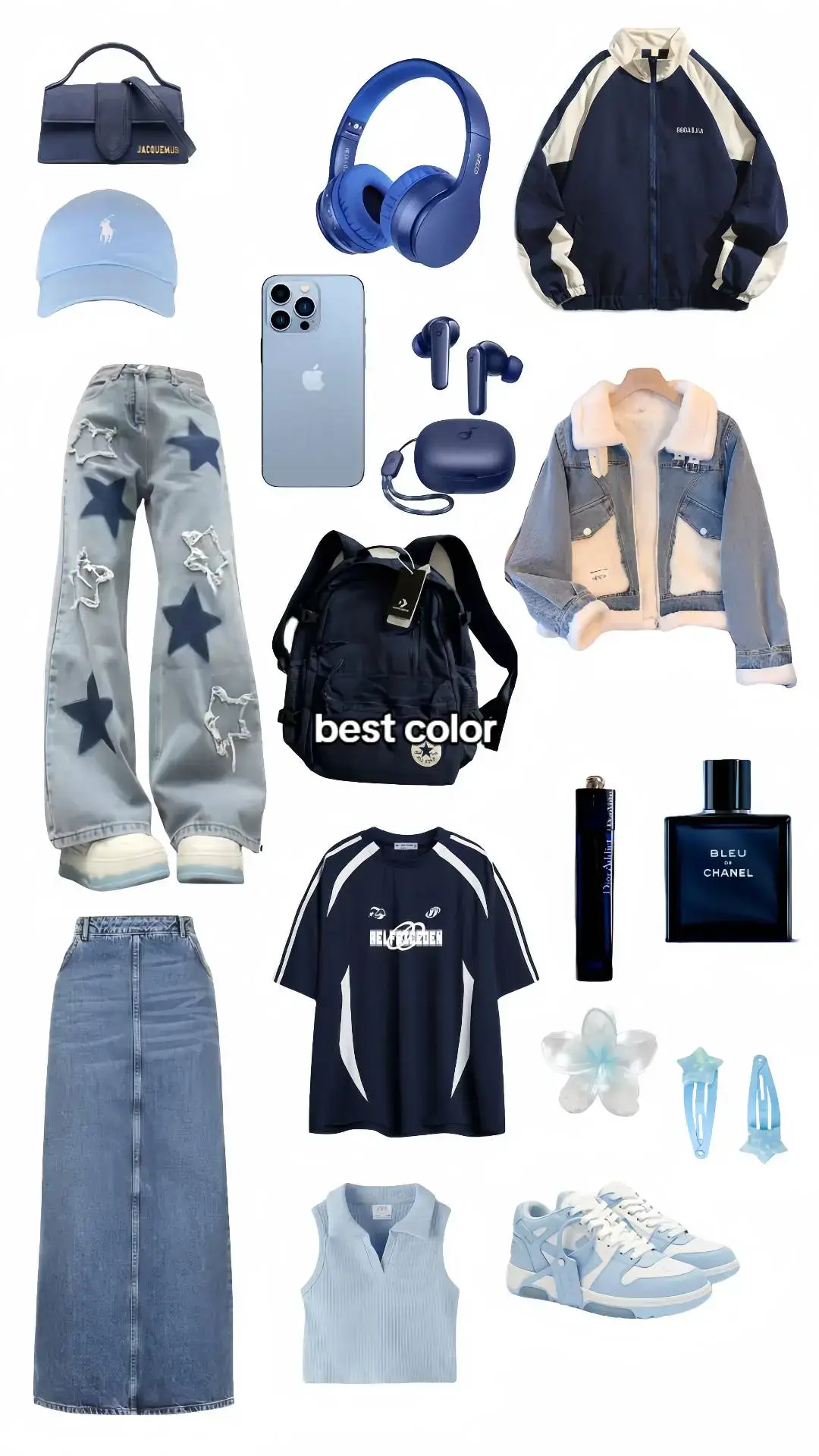 the best  #bestcolor #blue #bluenight #white #jeans #fyp #fypシ 