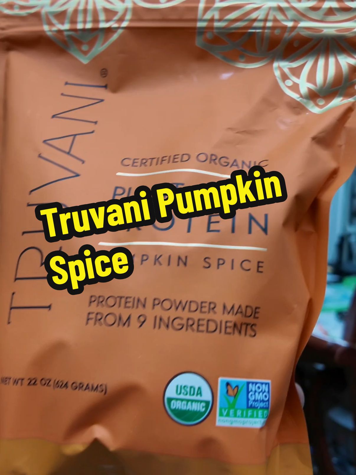 Finding a good vegan protein source is tough to find.  Truvani has a bunch of flavors that are great including this Pumkin Spice one.  My wife loves it.  Scoop it up at the link below or in my bio.  #BlackFridayDeals #tiktokshopblackfriday #tiktokshopcybermonday #giftideasforhim #giftideasforher #giftideasforfamily #spotlightfinds #giftsforher #giftsforhim 