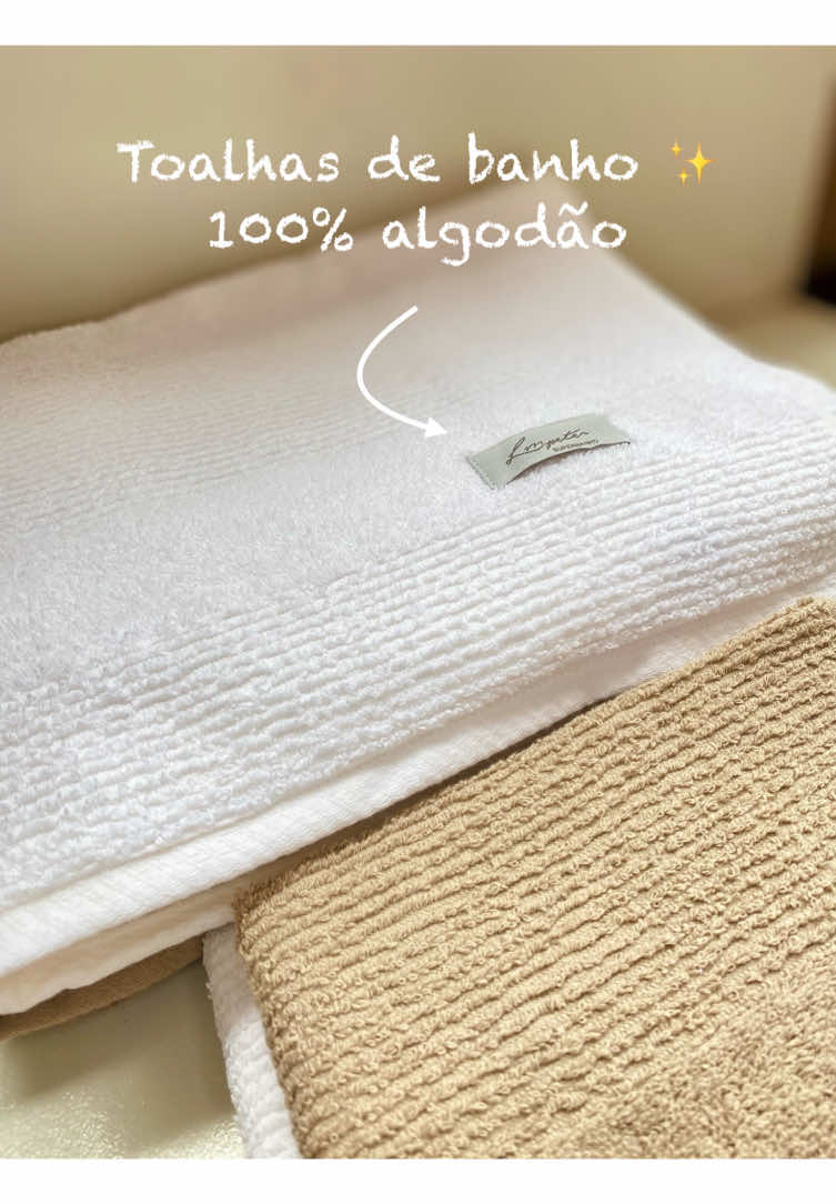 Perfeitas 🥰 #casa #lar #toalhasdebanho #shope #recemcasados #casamento #fyp #compraspracasa 