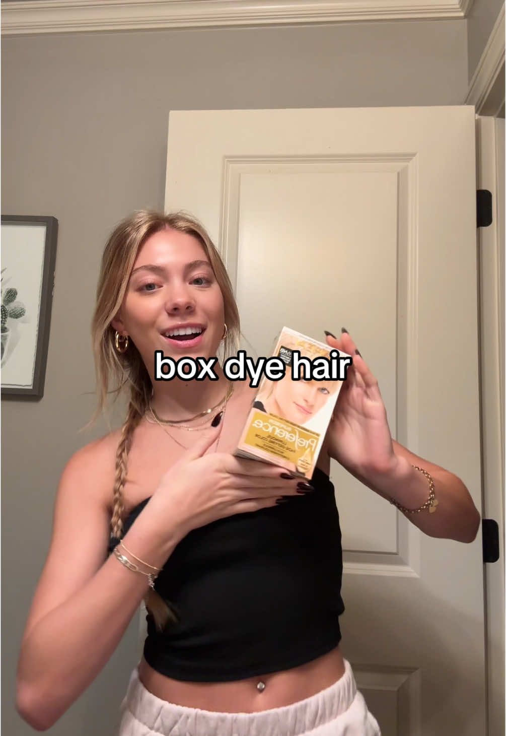 #hairdye #boxdye #DIY #hair #fypシ #blonde 