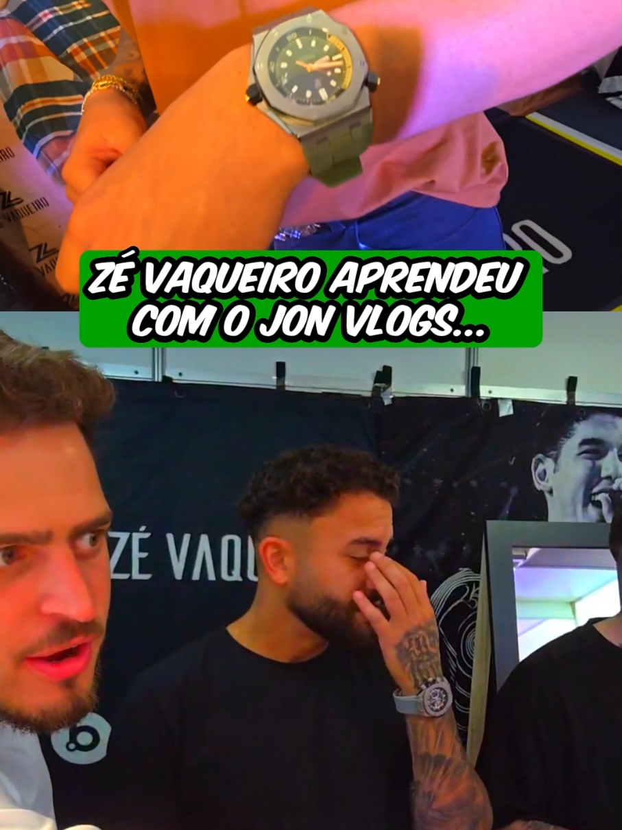 Zé vaqueiro aprendeu com o Jon ⌚💸 #jonvlogs #bdj #zevaqueiro #relogio  #resenha 