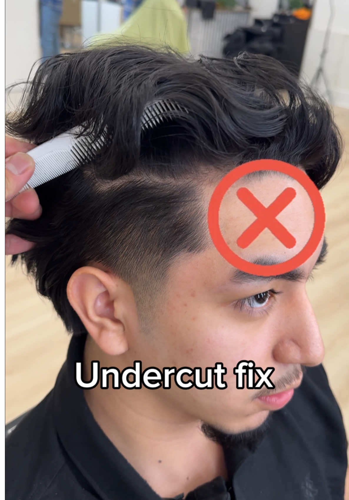 In this video, I fixed a haircut that was  previously shaved on the sides. He requested to have a Sam Rascals haircut, which is a brushback taper.  #chicagobarber #schaumburgbarber #menshaircuts #transformation 