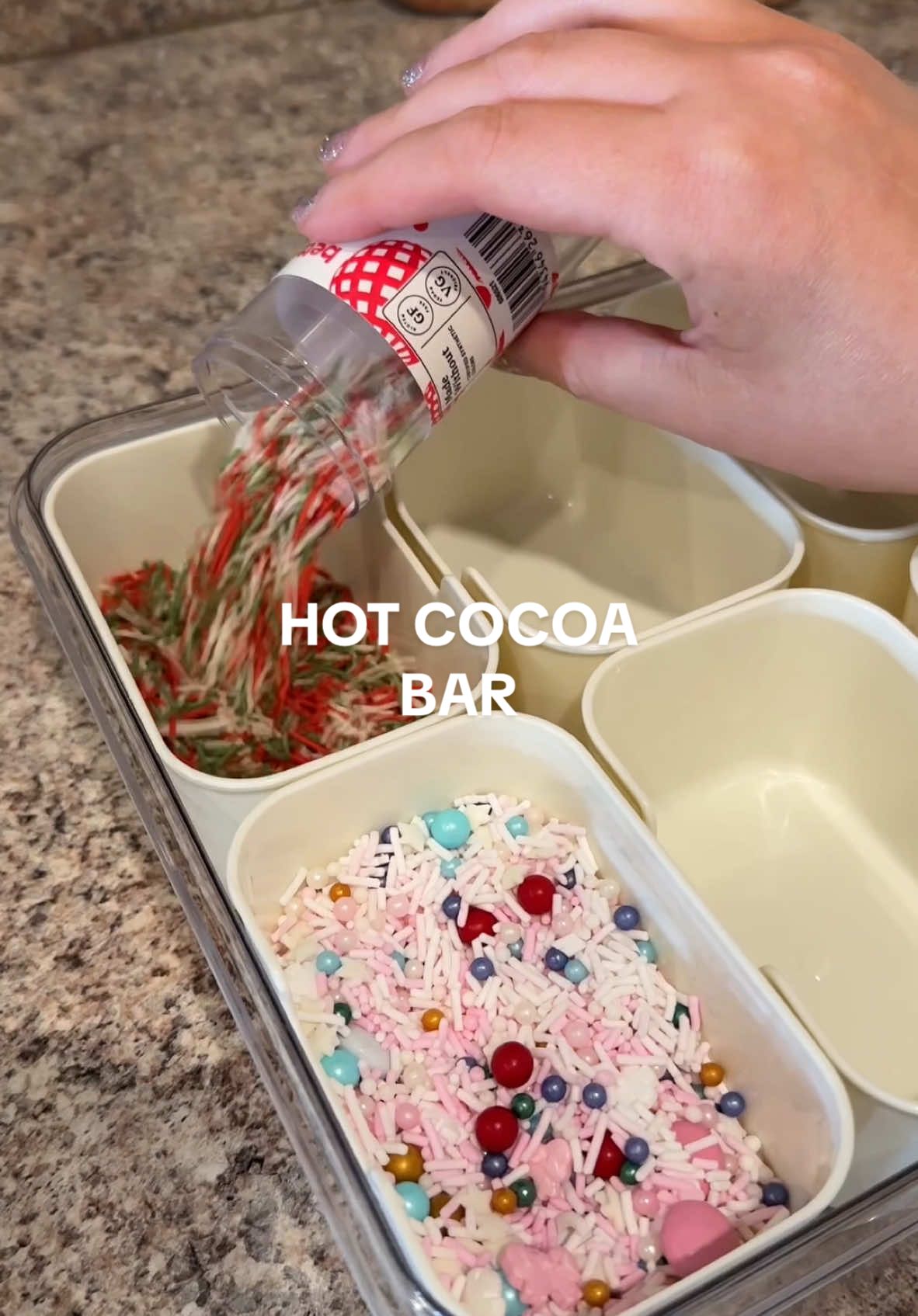 Lets make a hot cocoa bar for Vlogmas day 19 🎄 #christmascountdown #hotchocolatebar #hotcocoa #christmas #hotcocoa #holiday #asmr #asmrsounds #Home #organize