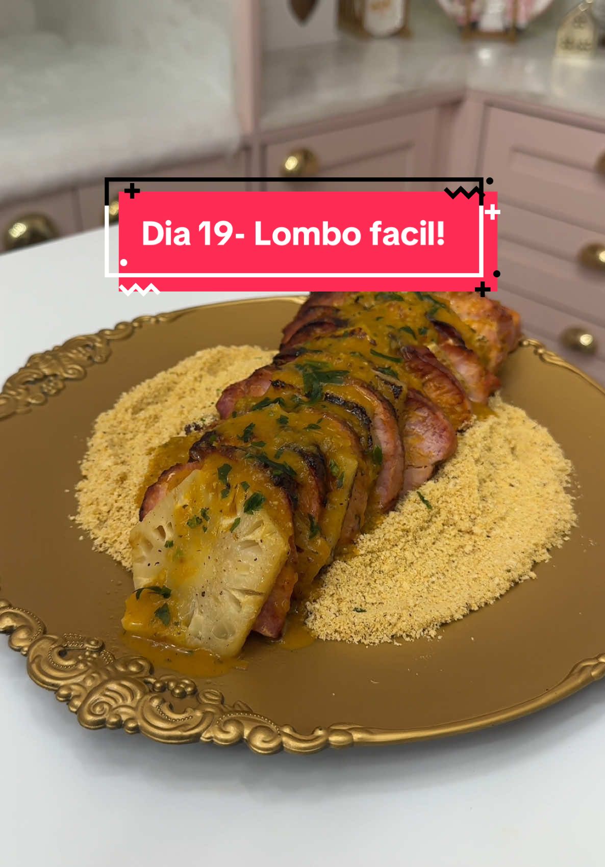 Receitinha rápida e fácil que fica uma delícia! Dia 19- Lombo de AirFryer 