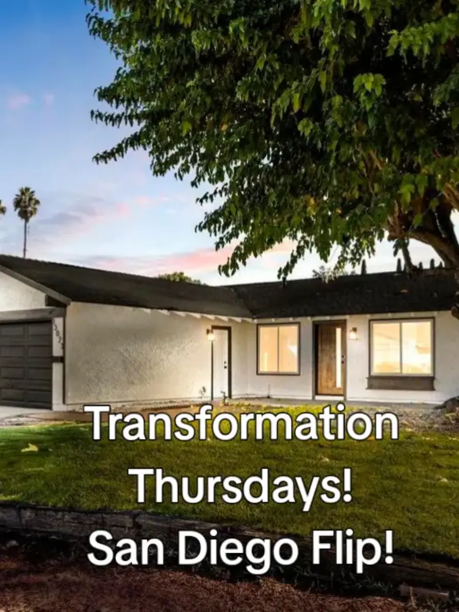 A stunning transformation you don’t want to miss! This stunning transformation in sunny San Diego is the perfect example of a successful flip—crafted with strategy, vision, and hard work! 💪 📍 If you're ready to start investing in real estate  or learn how to spot the perfect investment, let’s connect. Your next big investment opportunity might just be one house away! 🏡 @ajxhomes @ajxcapital 💰 #SanDiegoRealEstate #FlippedHome #DreamHome #RealEstateGoals #RealEstateInvesting #PropertyInvestments #WealthThroughRealEstate #InvestSmart #FixAndFlipStrategies #FYP #AJXHomes #AJXCapital #JesseTrujillo 