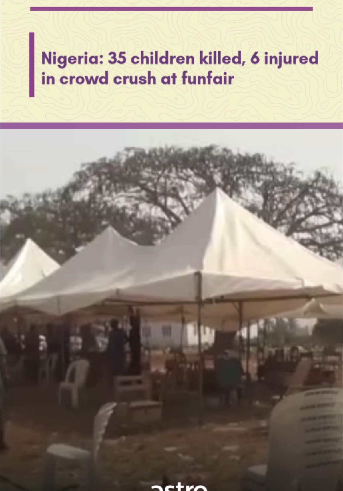 35 children have been killed in a crush at a Christmas funfair in south-west Nigeria, while six others remain hospitalized. Authorities have arrested eight people who were behind the event, including the main organizer, who's a well-known figure in the city. #Nigeria #AstroRadioNews