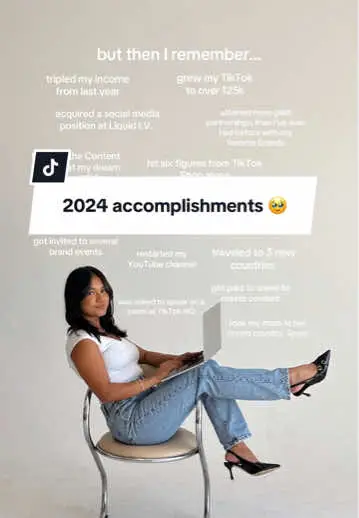 it took doing this trend to realize that i truly am so proud of myself and everything I was able to accomplish this year 🥹😭 a year ago, i never would have imagined how this year would pan out, but I’m so so grateful 🫶🏽🫶🏽 it also makes me sad to think that the platform that I grew and learned the most from could be banned next year 😓 if you want to keep up with my content, make sure you’re following my IG @ ayeitsanju and YouTube @ ayeitsanju (both linked in my bio!) ily 🫶🏽 #tiktok  #2024accomplishments #2024 #2024review #trend #tiktokban #socialmedia #socialmediacreative #contentcreator #socialmediamarketing #makingmoneyonline #career #careergoals 