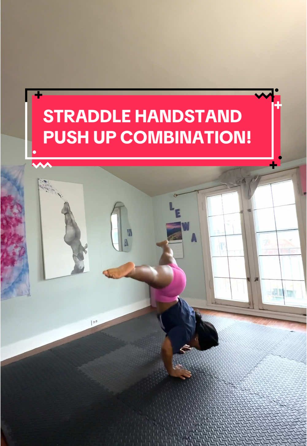 Loved this combo!🤩🤪 #foryoupage #Fitness #calisthenics #calisthenicsmotivation #handstand #handstandpushup #handstandchallenge #fitnessgirl #manifestation #letsgo 