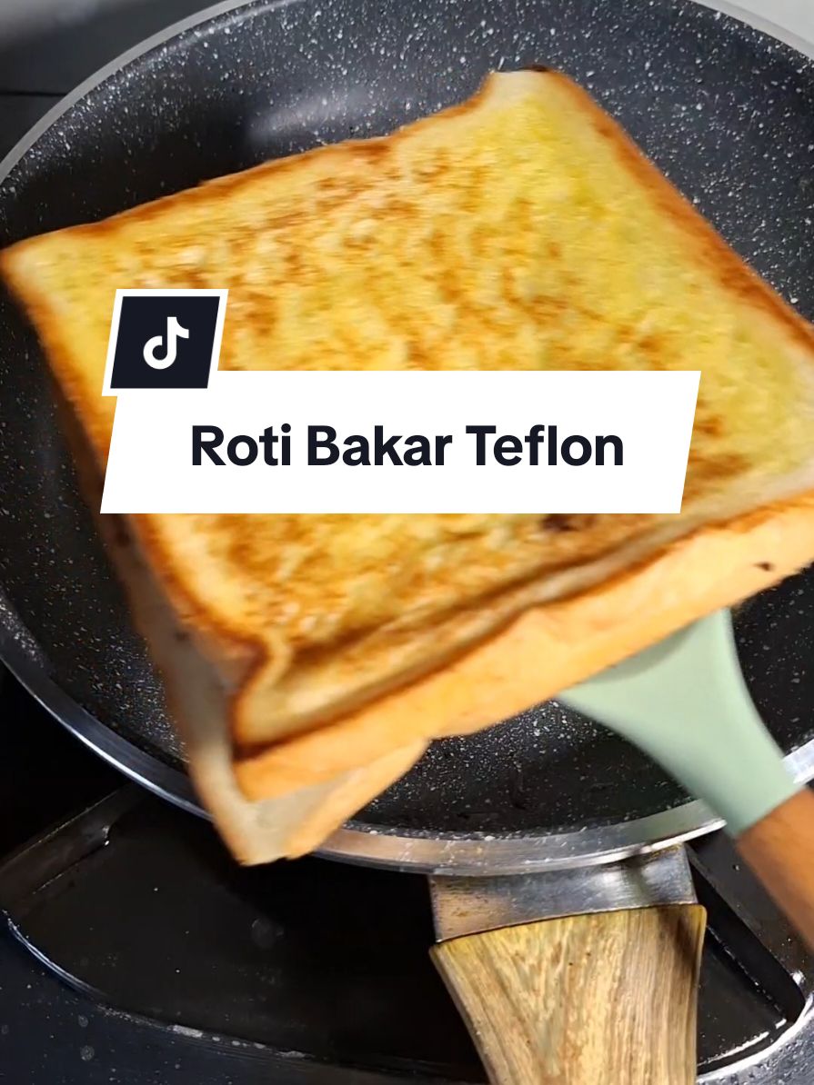 sarapan buat anak² .... #rotibakar #rotibakarteflon #cemilananak #rotitawar #foryou 