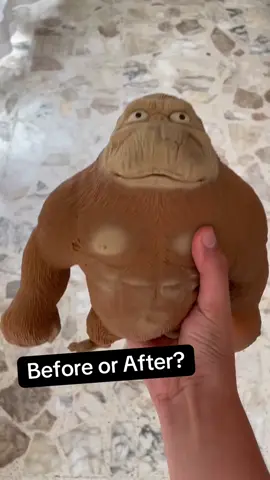 This is FLAT out funny 😂 #flat #toy #gorilla #smash #smush #throw #collab 🎥: Rómulo Hervert