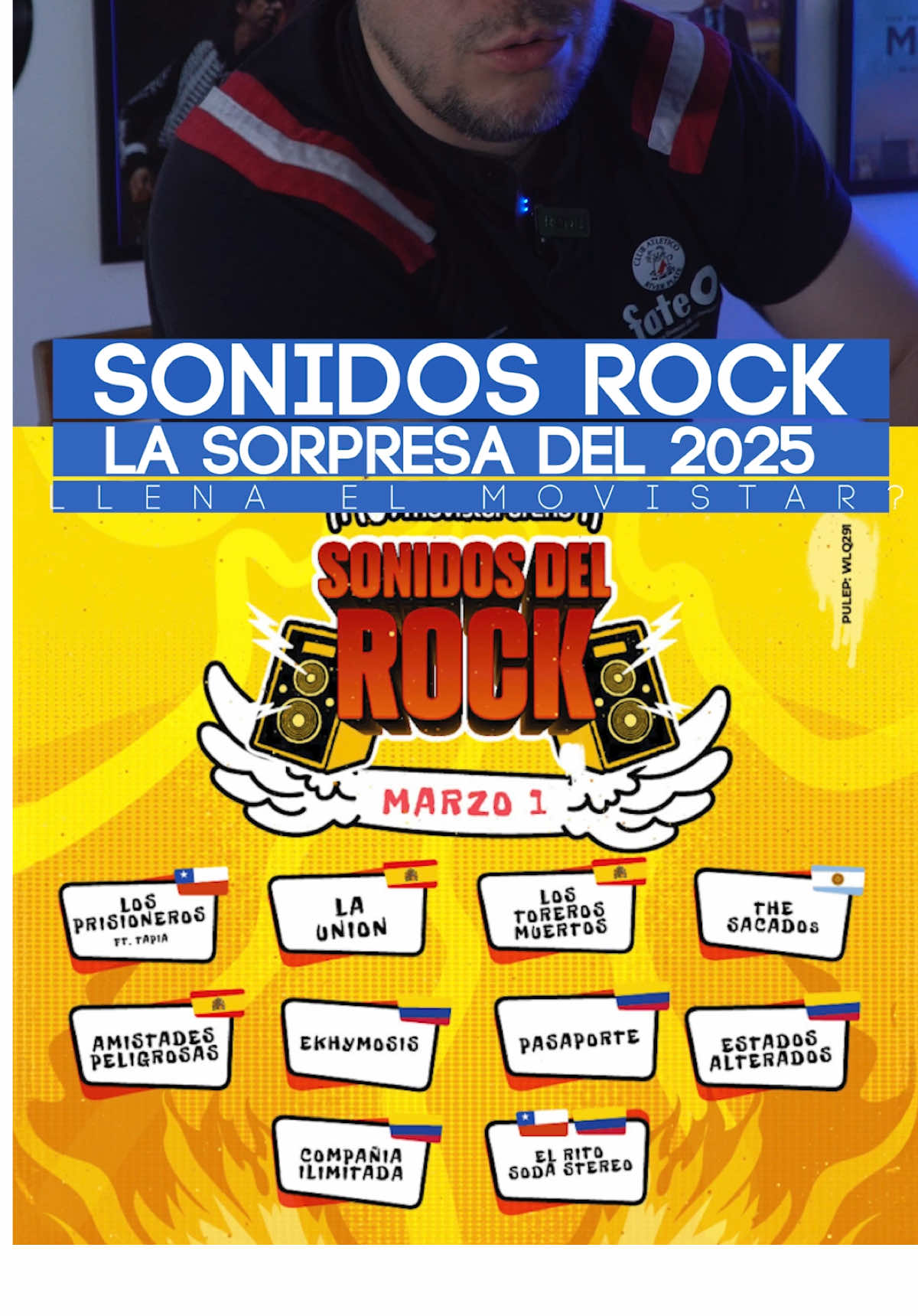 Sonidos del rock con mas de 2000 boletas vendidas y a un gran ritmo, ¿será sold out? #rockenespañol #launion #torerosmuertos #amistadespeligrosas #rock 