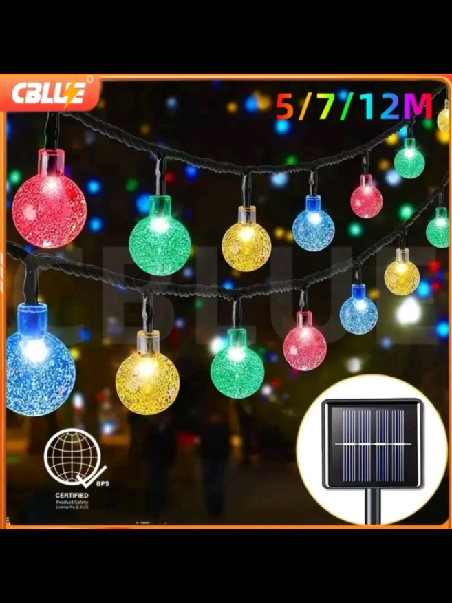 Solar Christmas String Lights – Brighten up your holidays with energy-saving solar-powered lights! 🌟🎄 #SolarChristmasLights #HolidayDecor #ChristmasDecorations #SolarLights #EcoFriendly #OutdoorLighting #FestiveVibes #ChristmasSeason #EnergySavingLights #HolidayCheer #HomeDecor #ChristmasLights #SolarPowered #XmasDecor #OutdoorChristmas