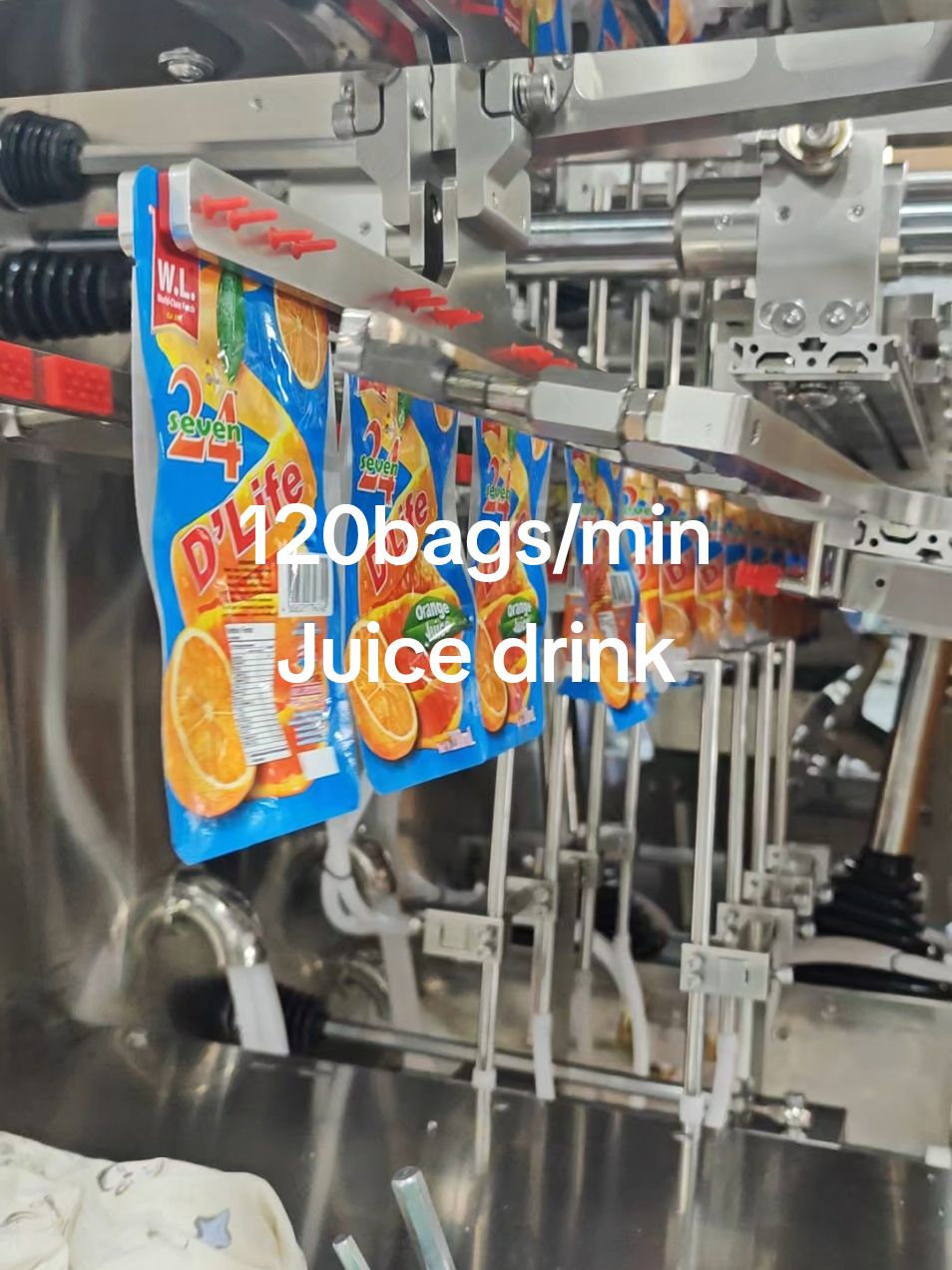 120bags/min #juice #fruitjuice #liquid #drink #standuppouch #highspeed  #fillingmachine #packingmachine #manufacturer 