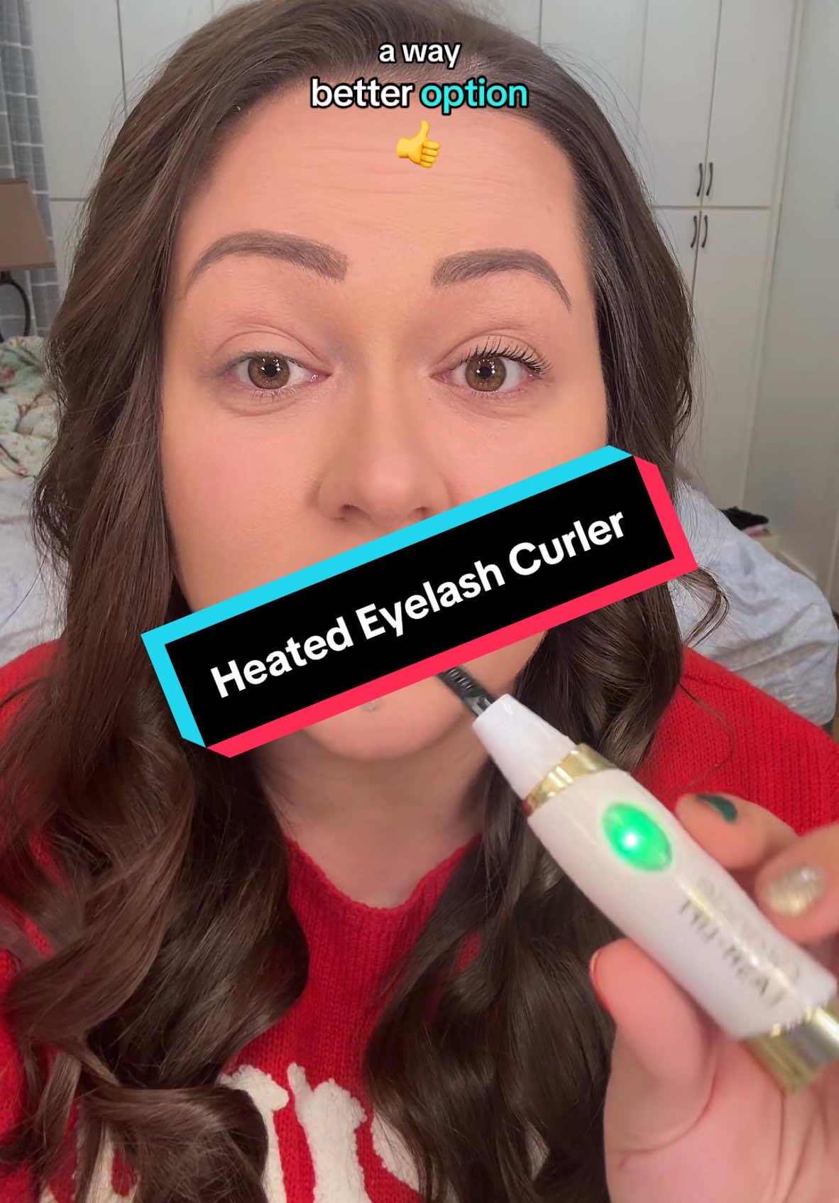 Stop using those lash curlers that clamp your lashes and yank them out. This heated lash lifting curler is so much better for your lashes and it is super easy to use. It can be used with or without mascara.  #eyelash #eyelashcurler #heatedlashcurler #tiktokshopcreatorpicks #newyearnewaura #giftguide  