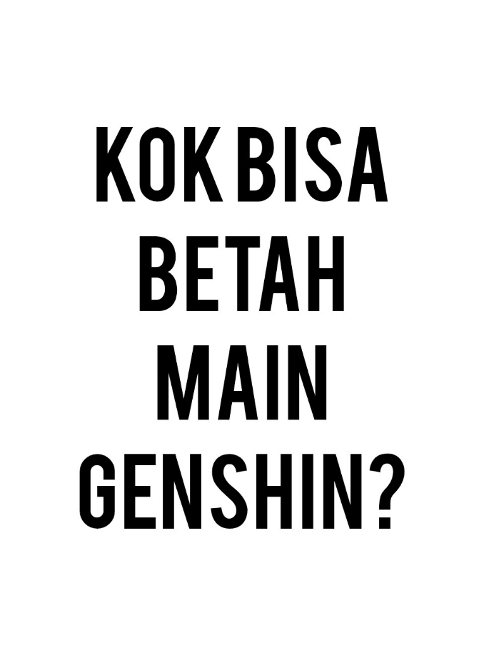 "Kok bisa sih?" itulah yang orang-orang tanyakan kepadaku, dan sekarang sudah saatnya ku menjelaskan alasannya secara singkat. Kalau terlalu detail nanti kalian bisa ngantuk hehe. Kalau kamu betah main genshin ga? kalau iya.. apa alasan terkuatmu? Video ini challenge GA dari @reynnt.sec @reynnt @kievz96 @stelleiskoyy_ @genshinimpact_id @genshinimpact_en SEMOGA MENANG, RAHH 🔥🔥🔥 #gareynantpartner #GenshinImpact #giveaway #katakata #quote #fyp #foryou #cinematic #cinematography #qna