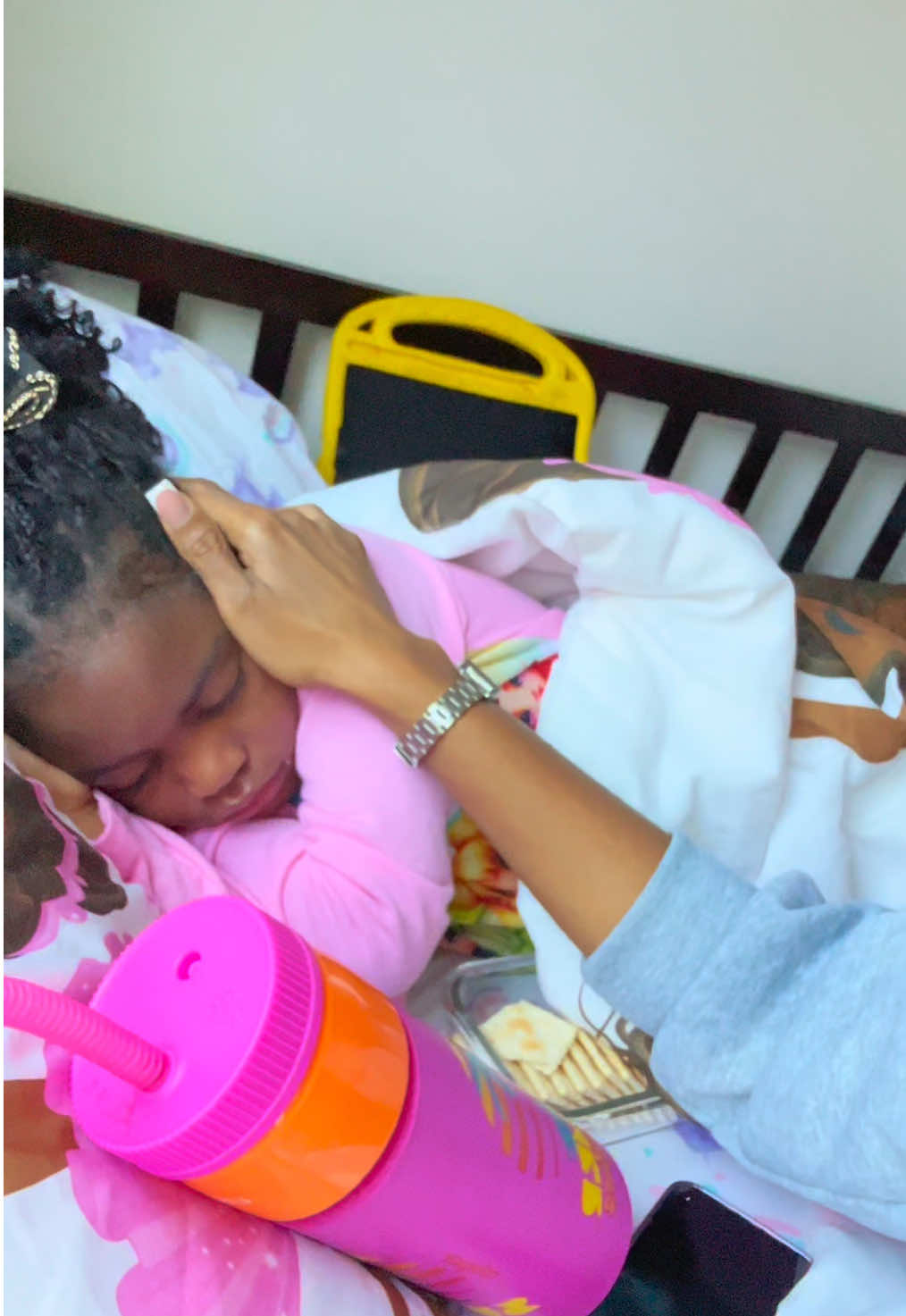Khloe is sick… again 🥺😵‍💫 #fypシ゚viral #fyp #sports #daughter #MomsofTikTok #parenting #momlife #gymnastics #fyp 