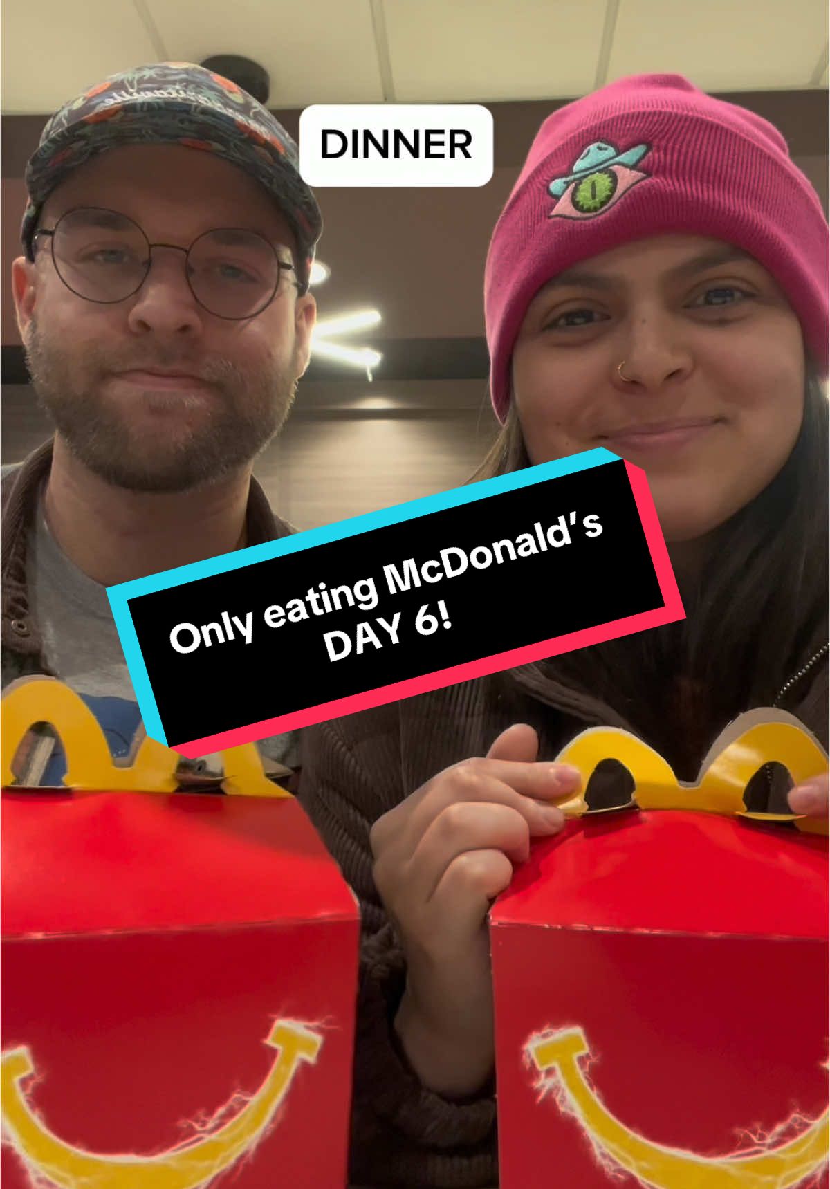 Only eating mcdonalds got a week! Day 6! #mcdonalds #food #couple #supersizeme #sonicthehedgehog #filetofish #kenjilopezalt @Al @J. Kenji López-Alt 