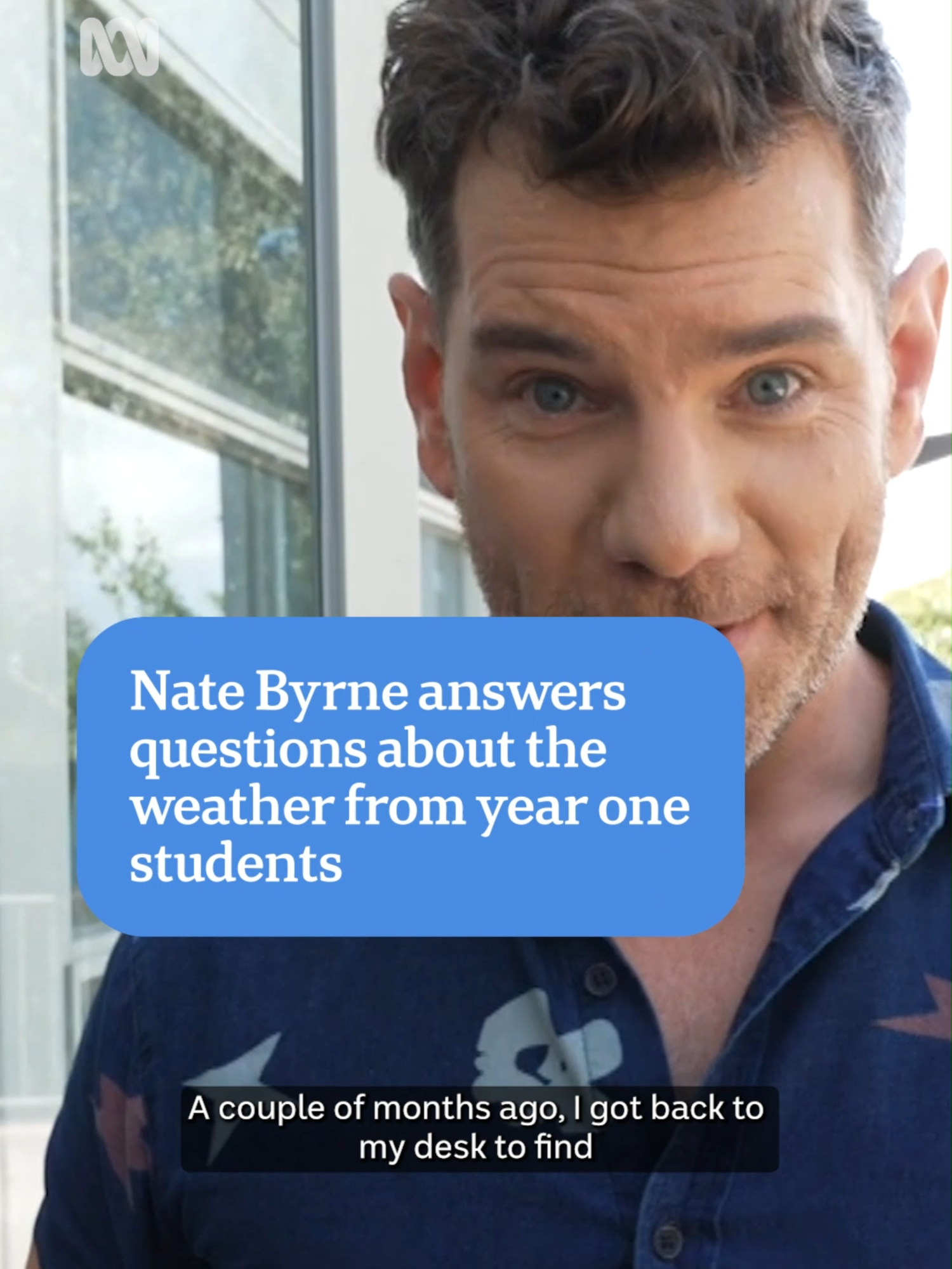 A very special assignment for News Breakfast’s weather presenter, Nate Byrne! After receiving dozens of letters from year one students at Cheltenham East Primary School, Nate paid them a visit to answer a few questions about the weather. Choose your news on the ABC NEWS app and stay in the know via the link in our bio. #ABCNewsBreakfast #School #Questions