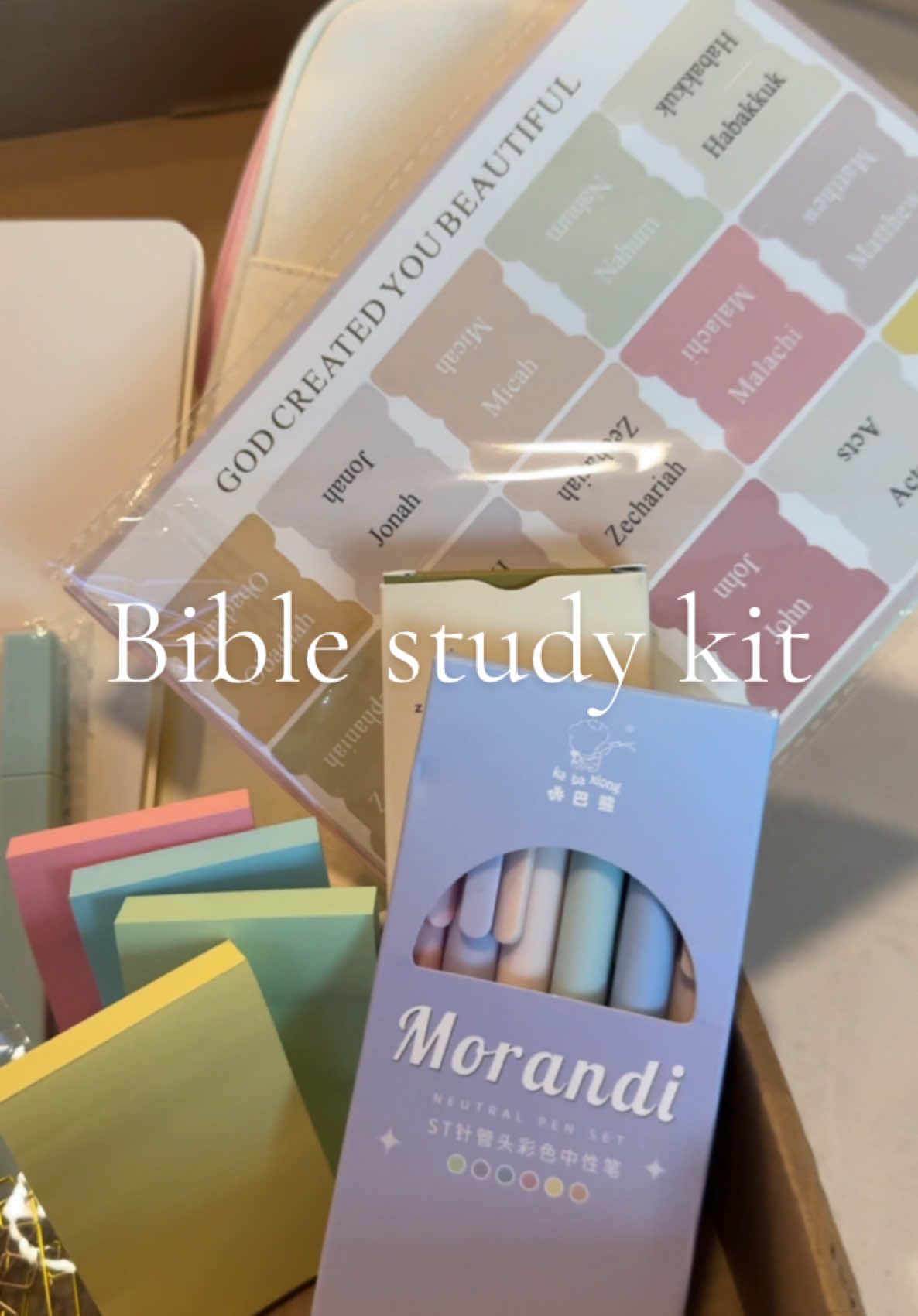 Finally found a bible kit thats perfect!! Needed something just like this to hold myself accountable🥹 #churchgirl #biblestudy #biblestudykit #churchtiktok #journaling #biblenotes #biblestudy #christiangirl #tiktokshopfinds 