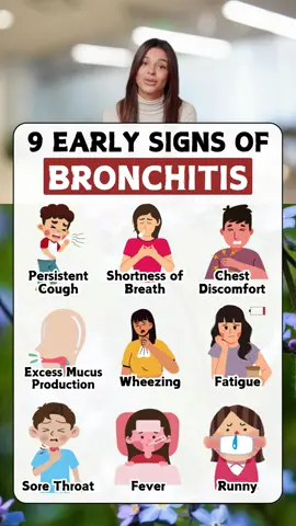 9 Early Signs of Bronchitis #healthy #healthtips #lunghealth #lungdisease #bronchitis