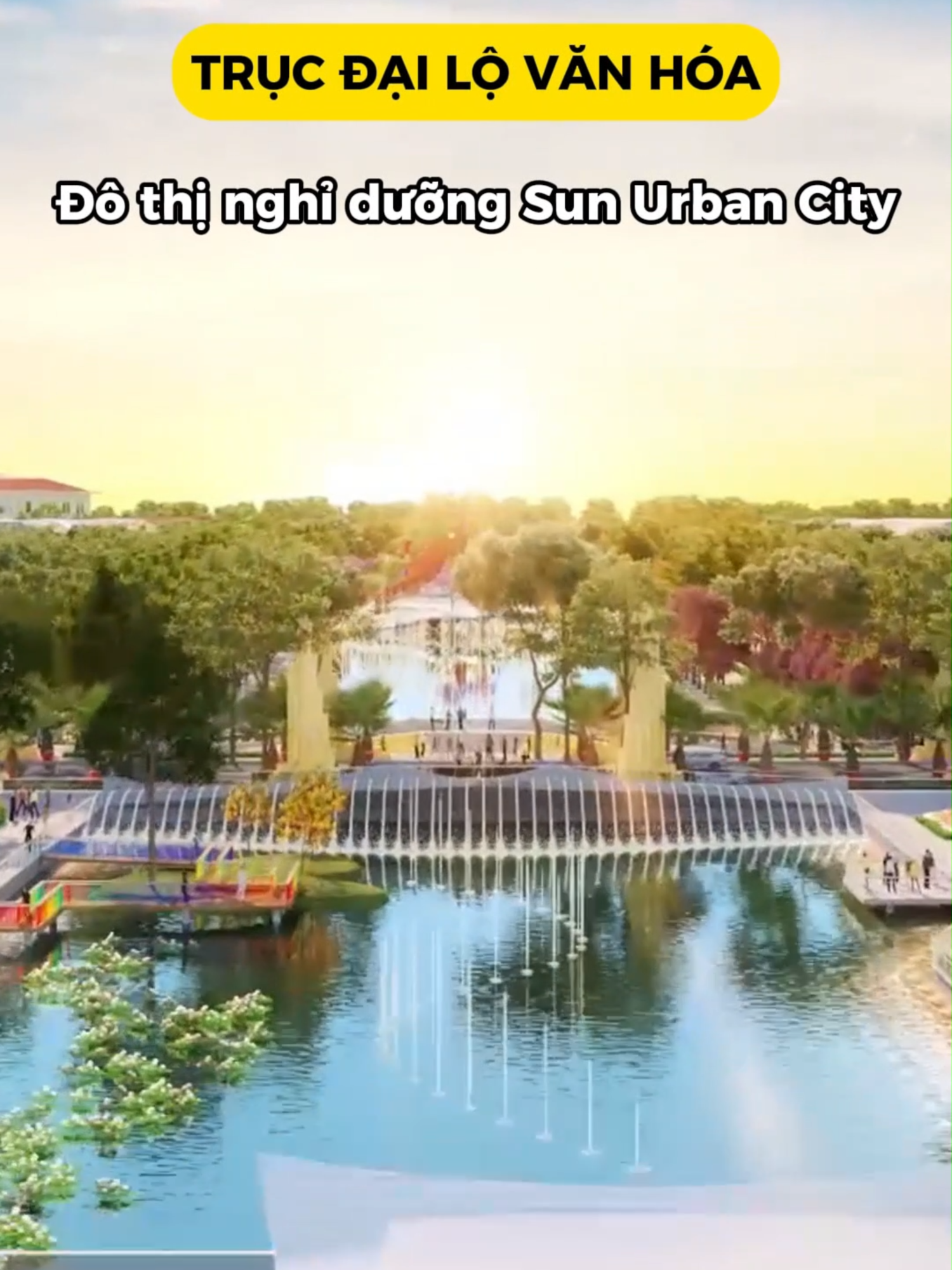 Đô thị nghỉ dưỡng Sun Urban City tôn vinh những giá trị văn hóa của Hà Nam, đưa các biểu tượng văn hóa vào từng tiện ích cảnh quan. #SunUrbanCity #HaNam