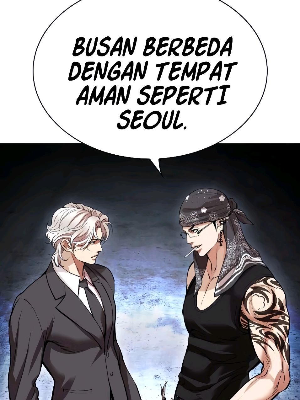 Mas² yang pake kapak dari seoul: mulut siapa itu #jonggun #kimgitae #lookism #chapterterbaru #manhwa 