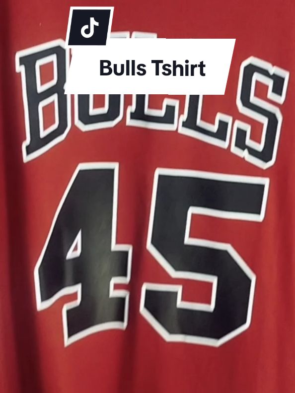 Bulls 45 Tshirts 👕 #bullstshirt  #TikTokShop  #OOTD #styleinspo 