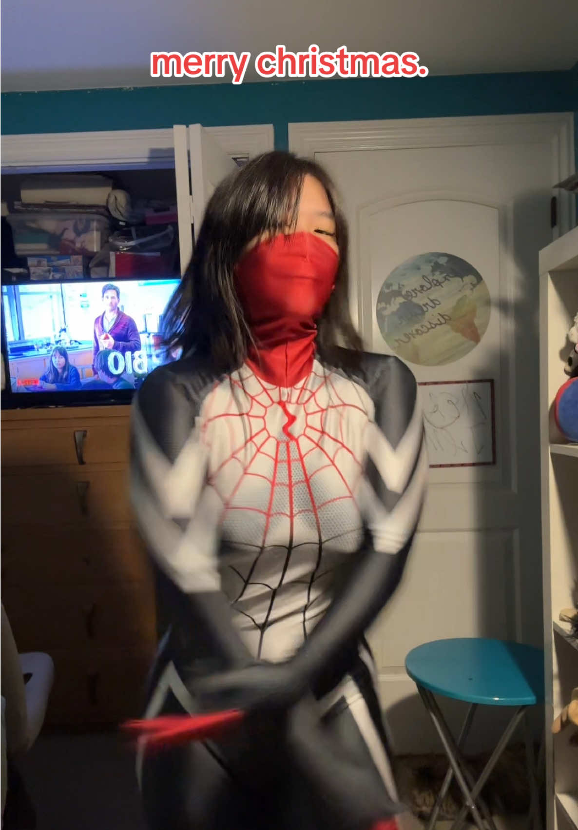 y'all better be respectful #silk #cindymoon #silkcosplay #cindymooncosplay #spiderman #spidermancosplay #spiderwoman #marvel 