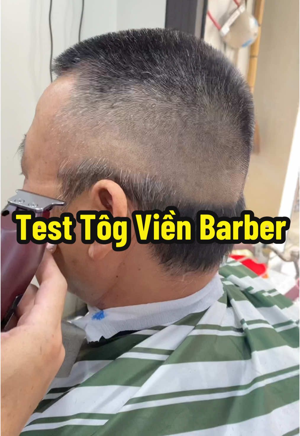 Test e chấn viền barber 9220 mài chuốt ngon luôn các bác nhé #cattoc #cattocnam #barber #barbershop 